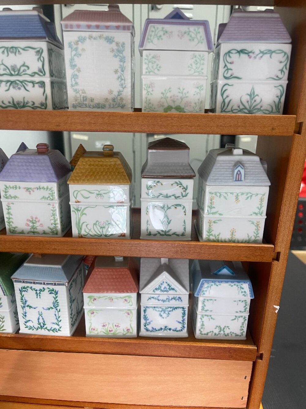 1989 Lenox Spice Village Complete Collection Original Rack 24 Houses - Picture 9 of 16